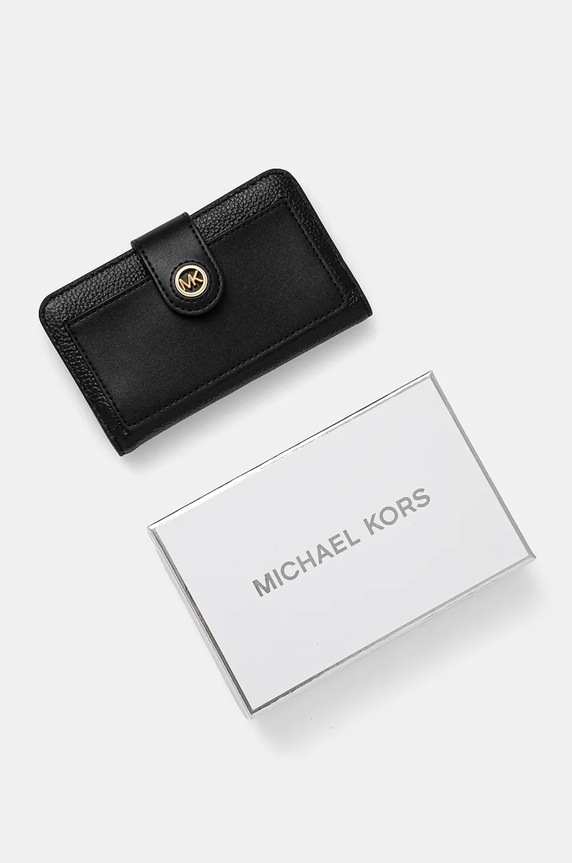 MICHAEL Michael Kors portfel skórzany czarny 32S4G0KF6L