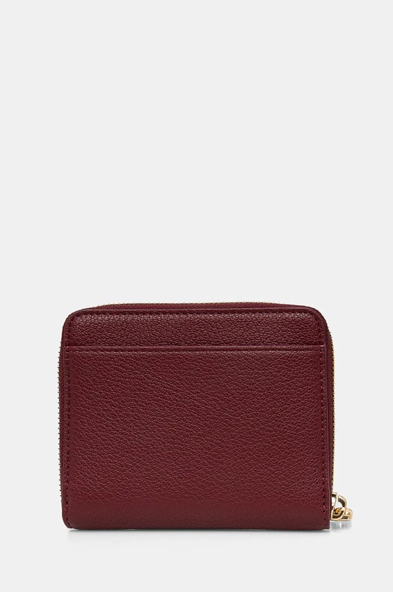 Kožená peněženka Dkny R43ZKF83 burgundské AW24