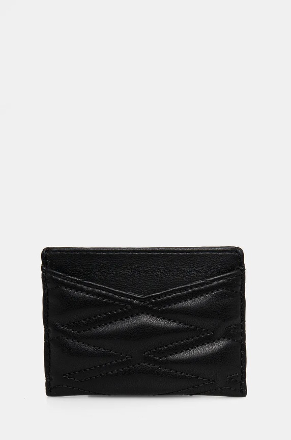 Кожен калъф за карти Dkny R43ZKG77 черен AW24