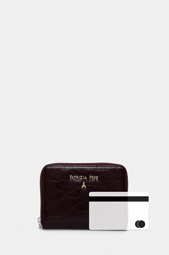 Patrizia Pepe portofel de piele 2Q8512.L131 burgundia