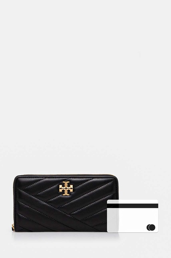 Peňaženka Tory Burch Kira Chevron čierna 90348.001