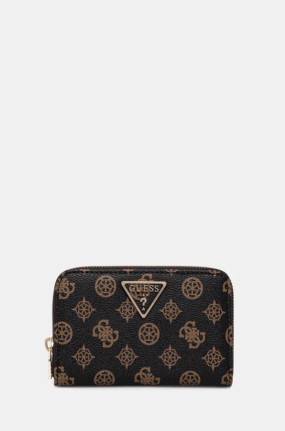 Портмоне Guess LAUREL изкуствен кафяв SWPG85.00140