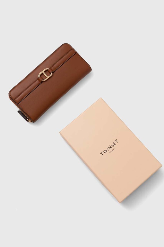 Twinset portfel brązowy 242TB7235
