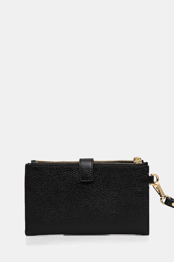 Δερμάτινο πορτοφόλι MICHAEL Michael Kors 32T7GAFW4L μαύρο AW25