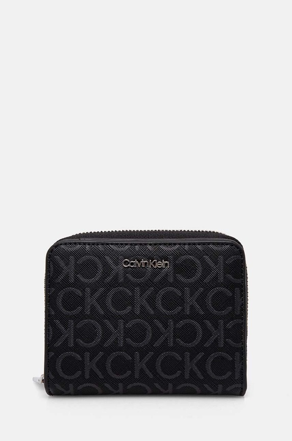 Calvin Klein portfel imitacja skóry licowej czarny K60K612433