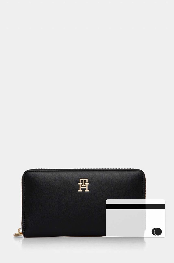 Πορτοφόλι Tommy Hilfiger AW0AW16581 μαύρο