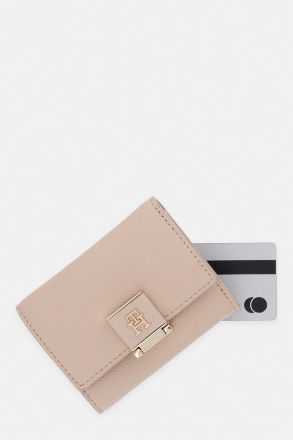 Tommy Hilfiger portfel damski beżowy AW0AW17039