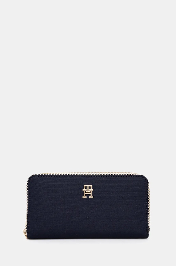 Πορτοφόλι Tommy Hilfiger υφασμάτινο σκούρο μπλε AW0AW17089