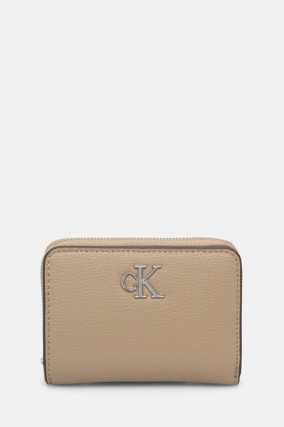 Портмоне Calvin Klein Jeans изкуствена кожа бежов K60K612740
