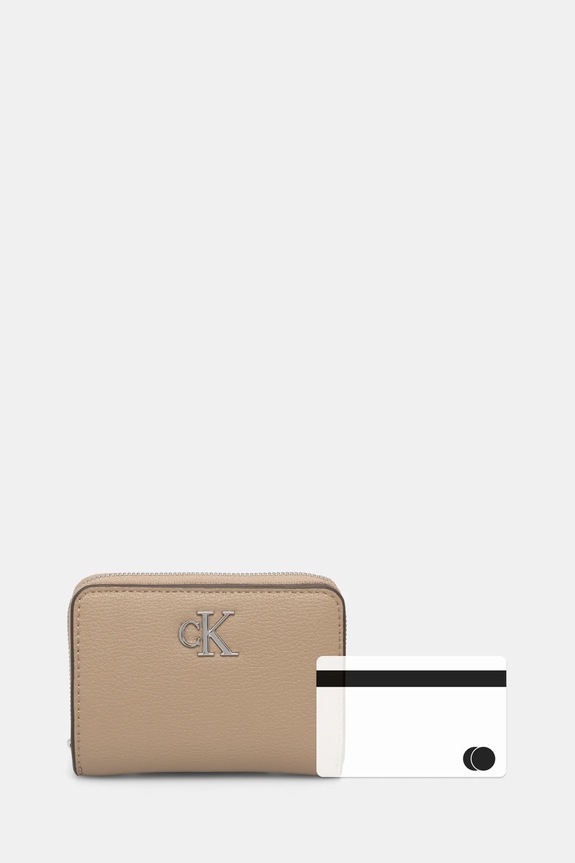 Портмоне Calvin Klein Jeans бежов K60K612740