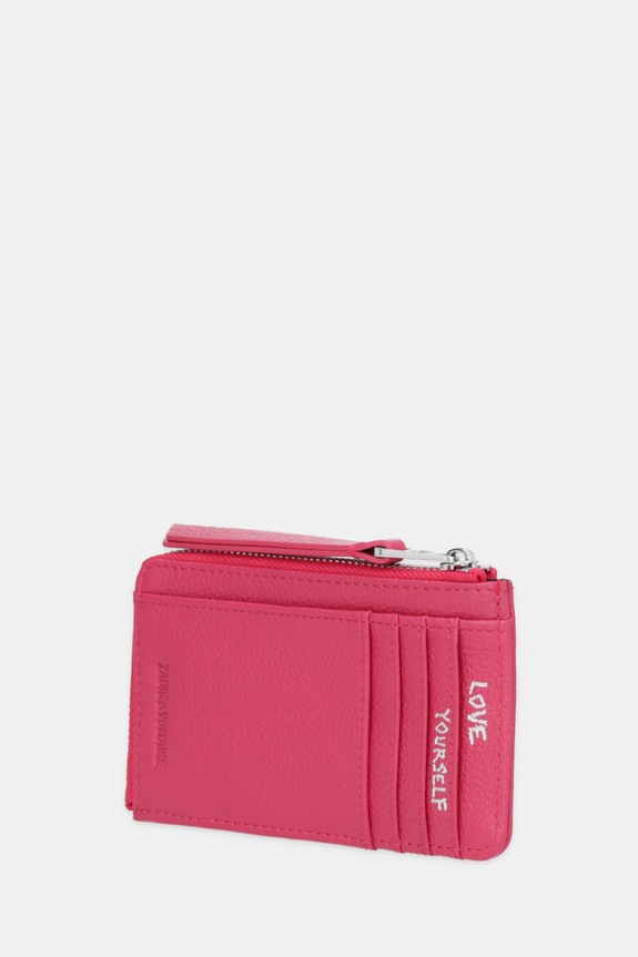 Kiegészítők ZADIG&VOLTAIRE bőr pénztárca LWSG00011 rózsaszín