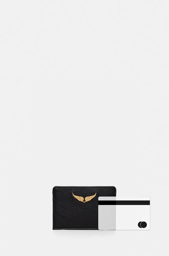 Accesorii ZADIG&VOLTAIRE carcasă din piele LWSG00001 negru
