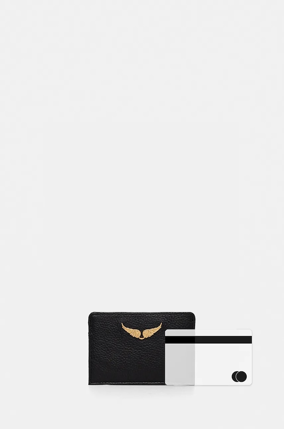 Accesorii ZADIG&VOLTAIRE carcasă din piele LWSG00001 negru
