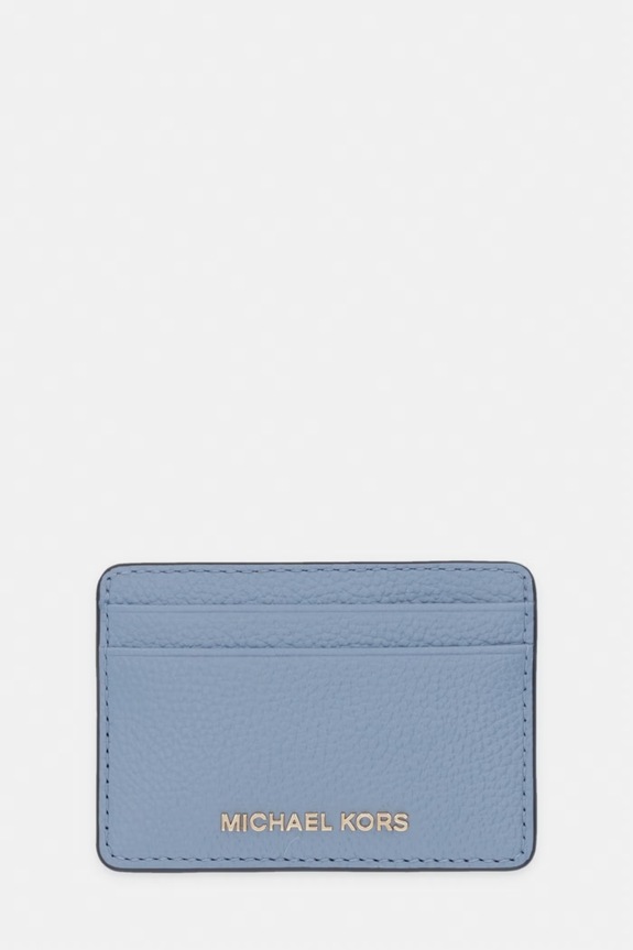 MICHAEL Michael Kors etui na karty skórzane etui na karty niebieski 32F7GF6D0L