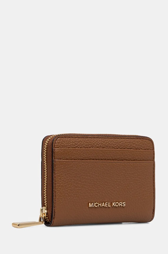 Kožená peňaženka MICHAEL Michael Kors 32T4GJ6Z5L hnedá AA00