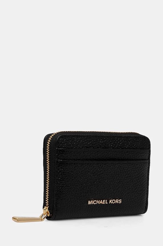 Δερμάτινο πορτοφόλι MICHAEL Michael Kors 32T4GJ6Z5L μαύρο AA00