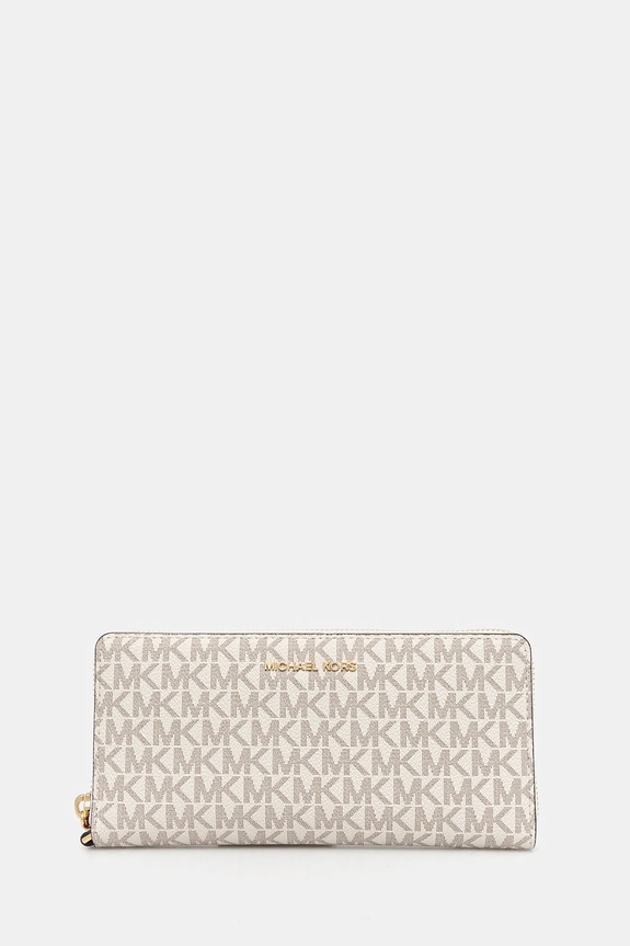 MICHAEL Michael Kors portofel imitatie de piele bej 32F1GJ6E7B