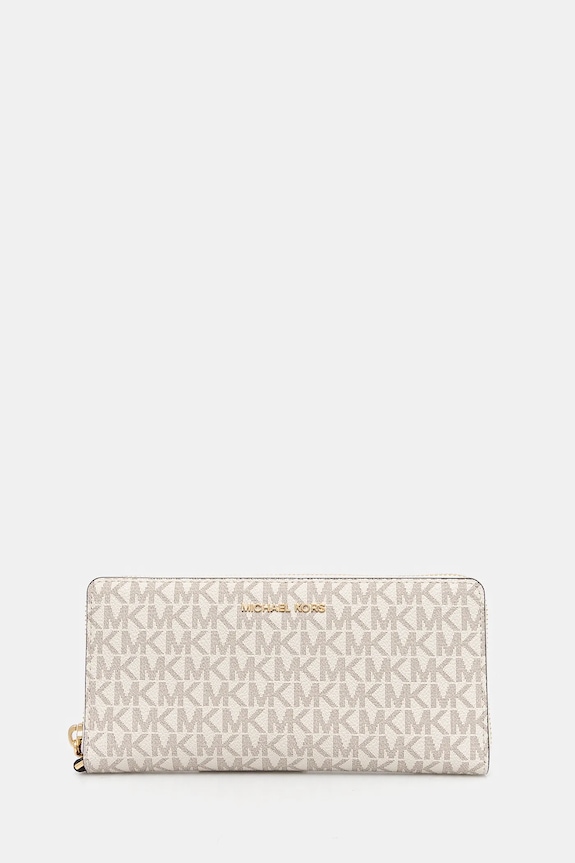 MICHAEL Michael Kors portofel imitatie de piele bej 32F1GJ6E7B