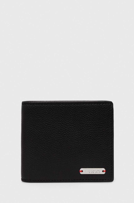 HUGO portofel de piele piele negru 50523696