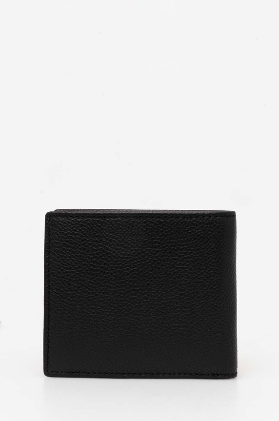 HUGO portofel de piele 50523696 negru AW24