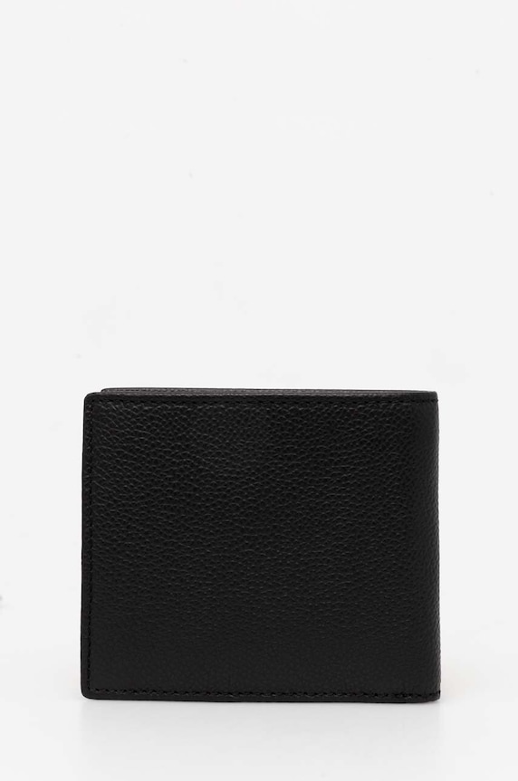 HUGO portofel de piele 50523696 negru AW24