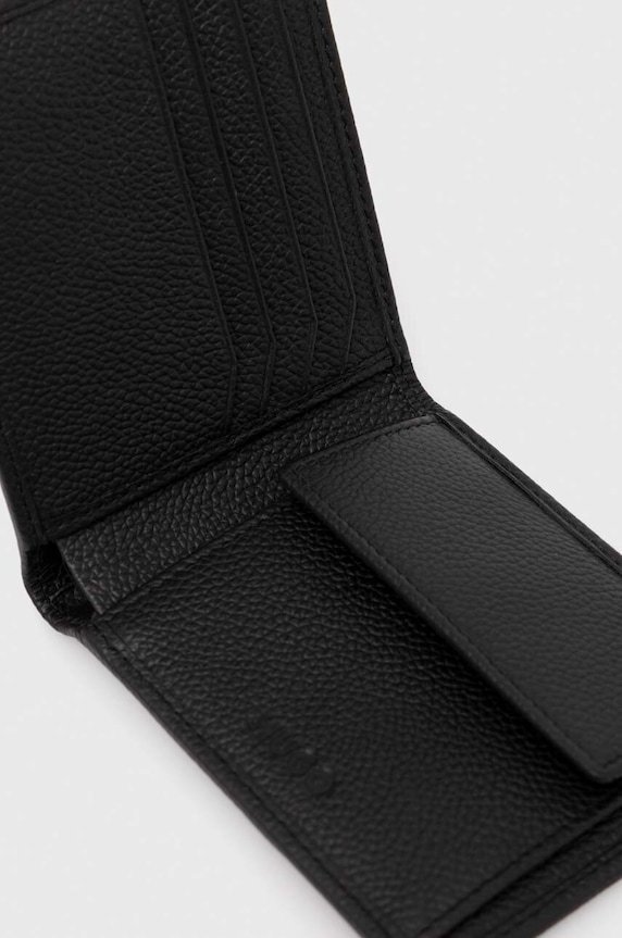 Accesorii HUGO portofel de piele 50523696 negru