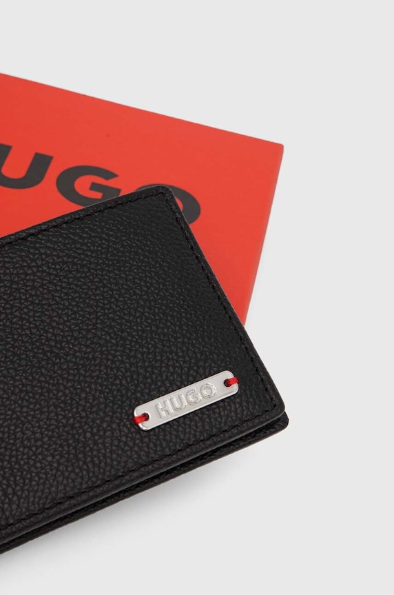 HUGO portofel de piele negru 50523698