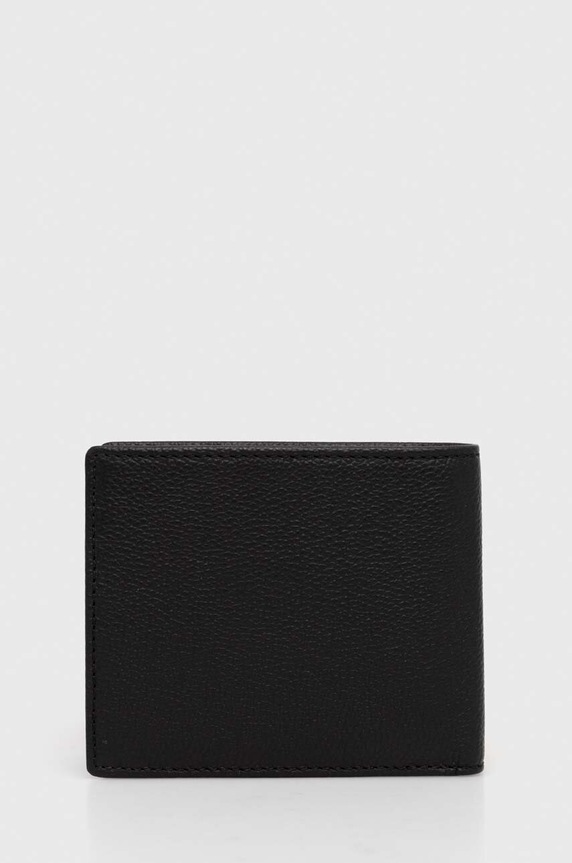 Kožená peněženka HUGO 50523721 černá AW24