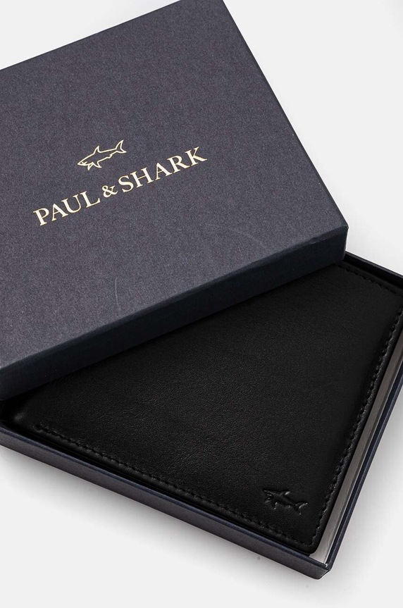 Kožni novčanik Paul&Shark crna 14318115
