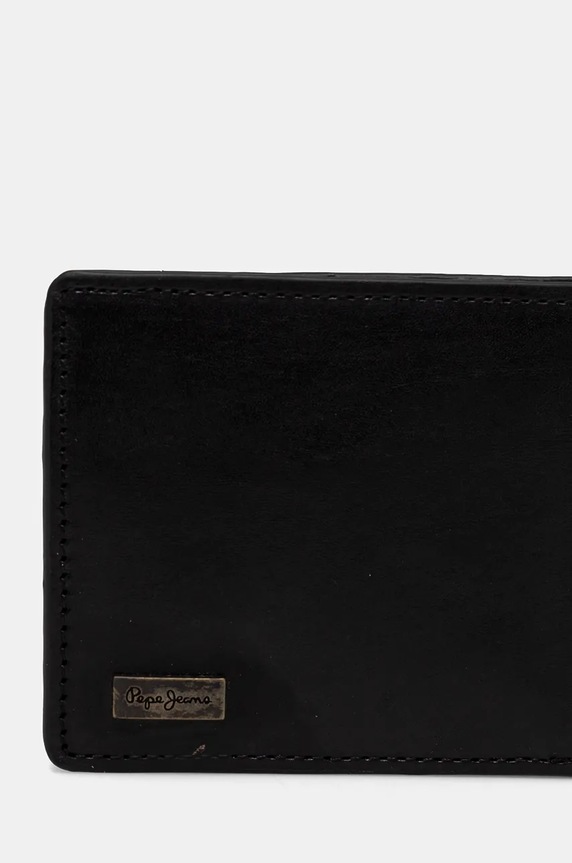Аксесоари Кожен портфейл Pepe Jeans TATE WALLET PM070387 черен