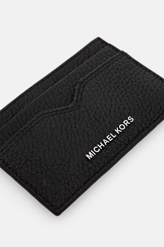 Akcesoria Michael Kors etui na karty skórzane 39F4LHDD0L czarny