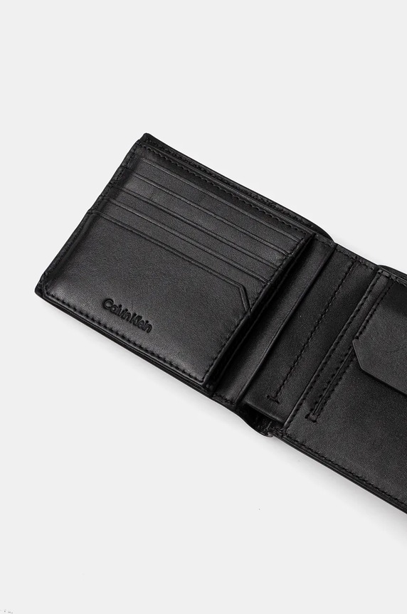Doplňky Kožená peněženka Calvin Klein K50K512291 černá