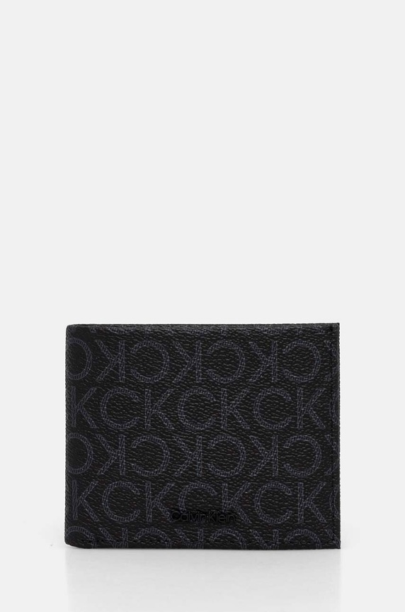 Портмоне Calvin Klein изкуствена кожа черен K50K512297