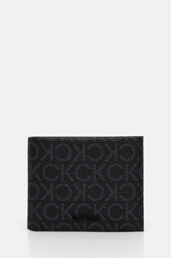 Портмоне Calvin Klein изкуствена кожа черен K50K512297