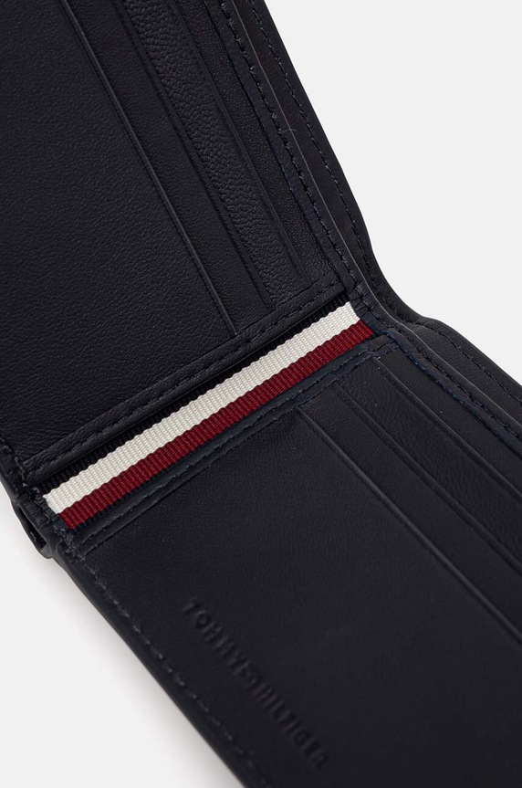 Accesorii Tommy Hilfiger portofel de piele AM0AM12767 bleumarin