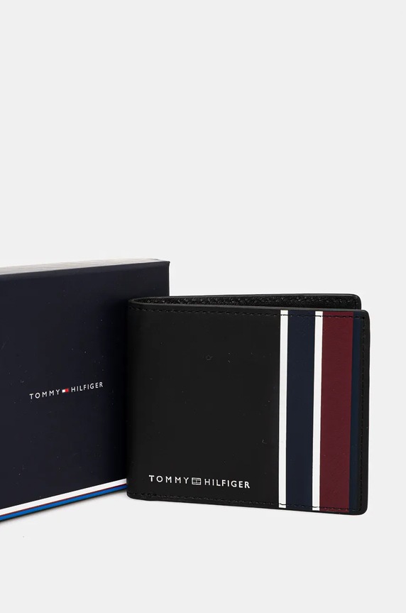 Peněženka Tommy Hilfiger černá AM0AM12779
