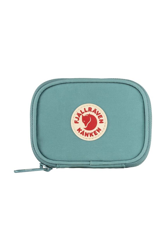 Fjallraven portfel Kanken Card Wallet tekstylny turkusowy F23780.501
