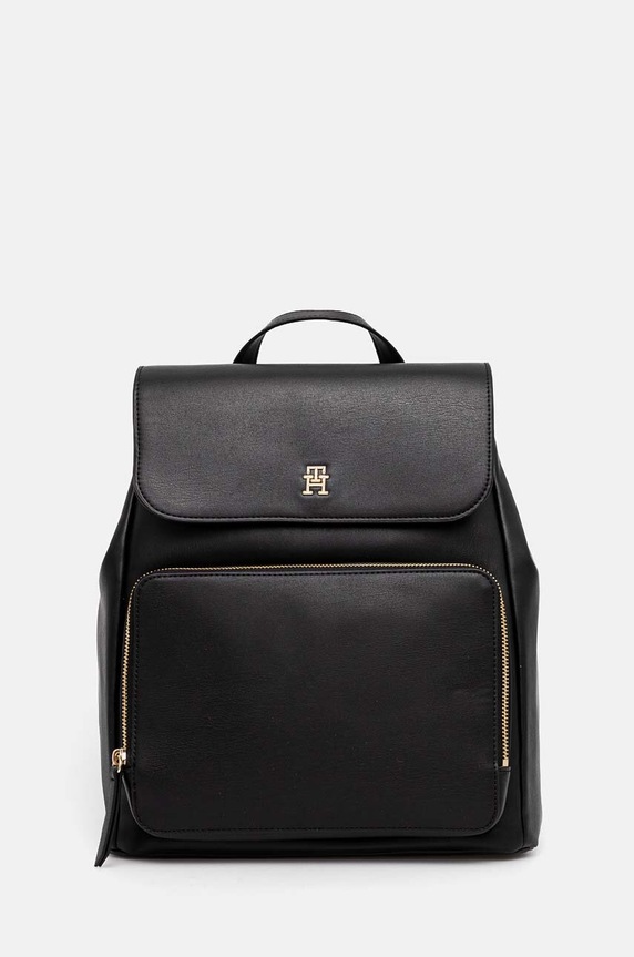 Tommy Hilfiger plecak nie mieści A4 czarny AW0AW16688