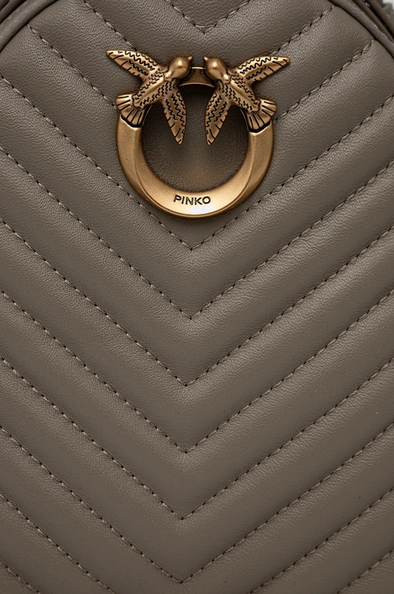 Accesorii Pinko ghiozdan de piele 103614.A1J2 gri