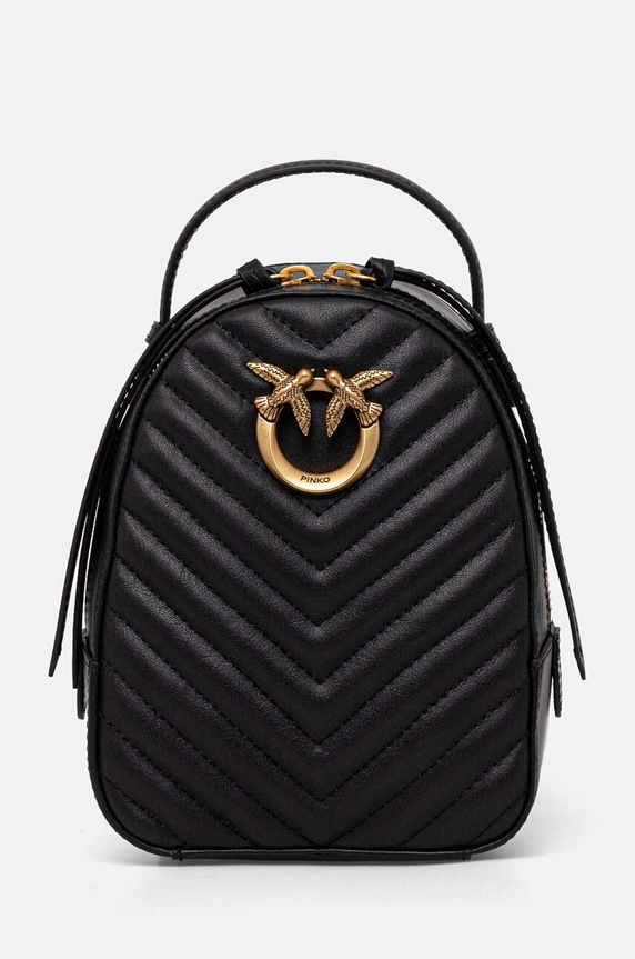 Pinko ghiozdan de piele uni negru 103614.A1J2