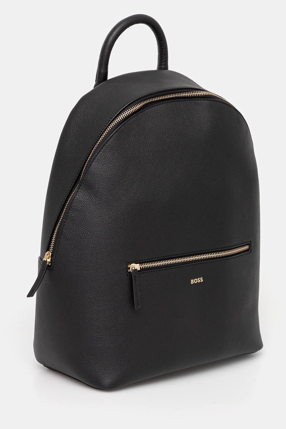 Шкіряний рюкзак BOSS 50528999 чорний AW24