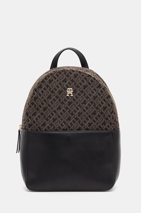 Σακίδιο πλάτης Tommy Hilfiger υφασμάτινο μαύρο AW0AW17074