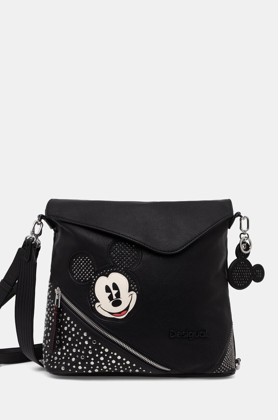 Ruksak Desigual MICKEY STUDSTYLE JER nášivka čierna 24WAKP21