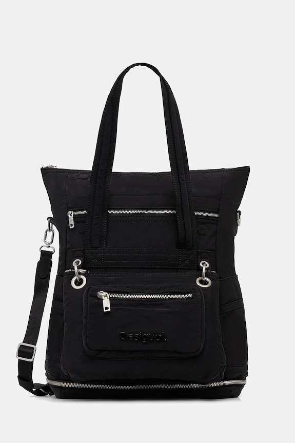 Ruksak Desigual BASIC MODULAR VOYAGE jednofarebný čierna 24WAKY08