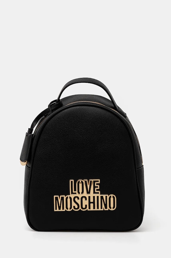 Ruksak Love Moschino natpis crna JC4338PP0L