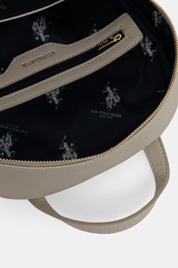 U.S. Polo Assn. plecak damski z imitacji skóry Stanford BIUSS6211WVP beżowy