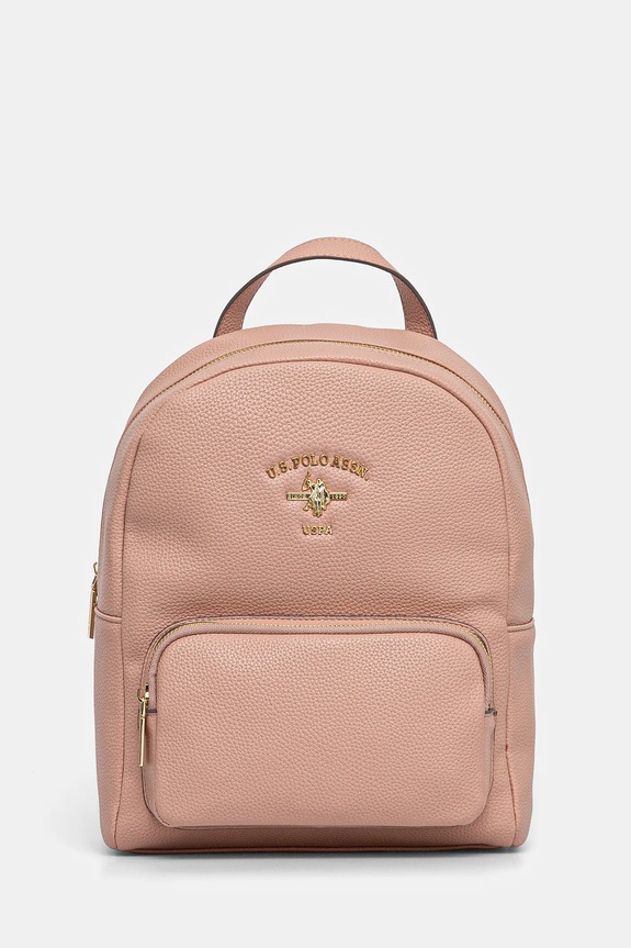 U.S. Polo Assn. plecak damski z imitacji skóry Stanford nie mieści A4 różowy BIUSS6211WVP