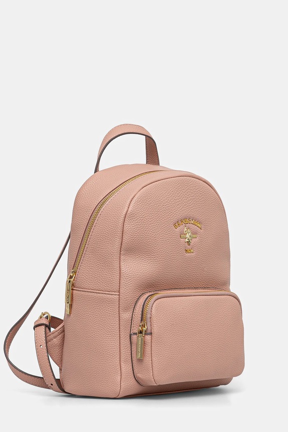 U.S. Polo Assn. plecak damski z imitacji skóry Stanford BIUSS6211WVP różowy SS26