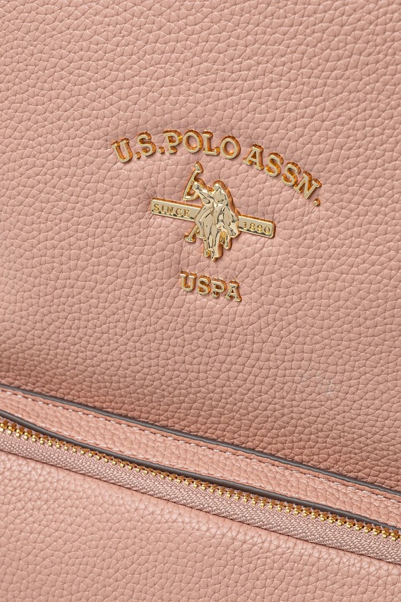 U.S. Polo Assn. plecak damski z imitacji skóry Stanford różowy BIUSS6211WVP