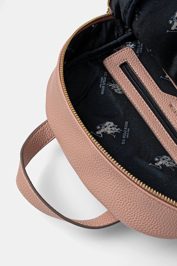 U.S. Polo Assn. plecak damski z imitacji skóry Stanford BIUSS6211WVP różowy
